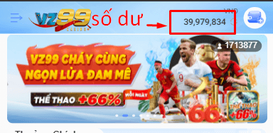 Kiểm tra số dư để tiến hành rút tiền VZ99