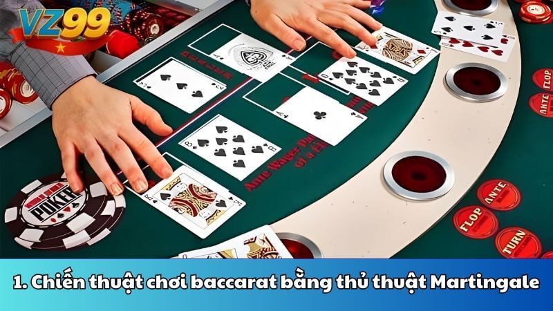 1. Chiến thuật chơi baccarat bằng thủ thuật Martingale